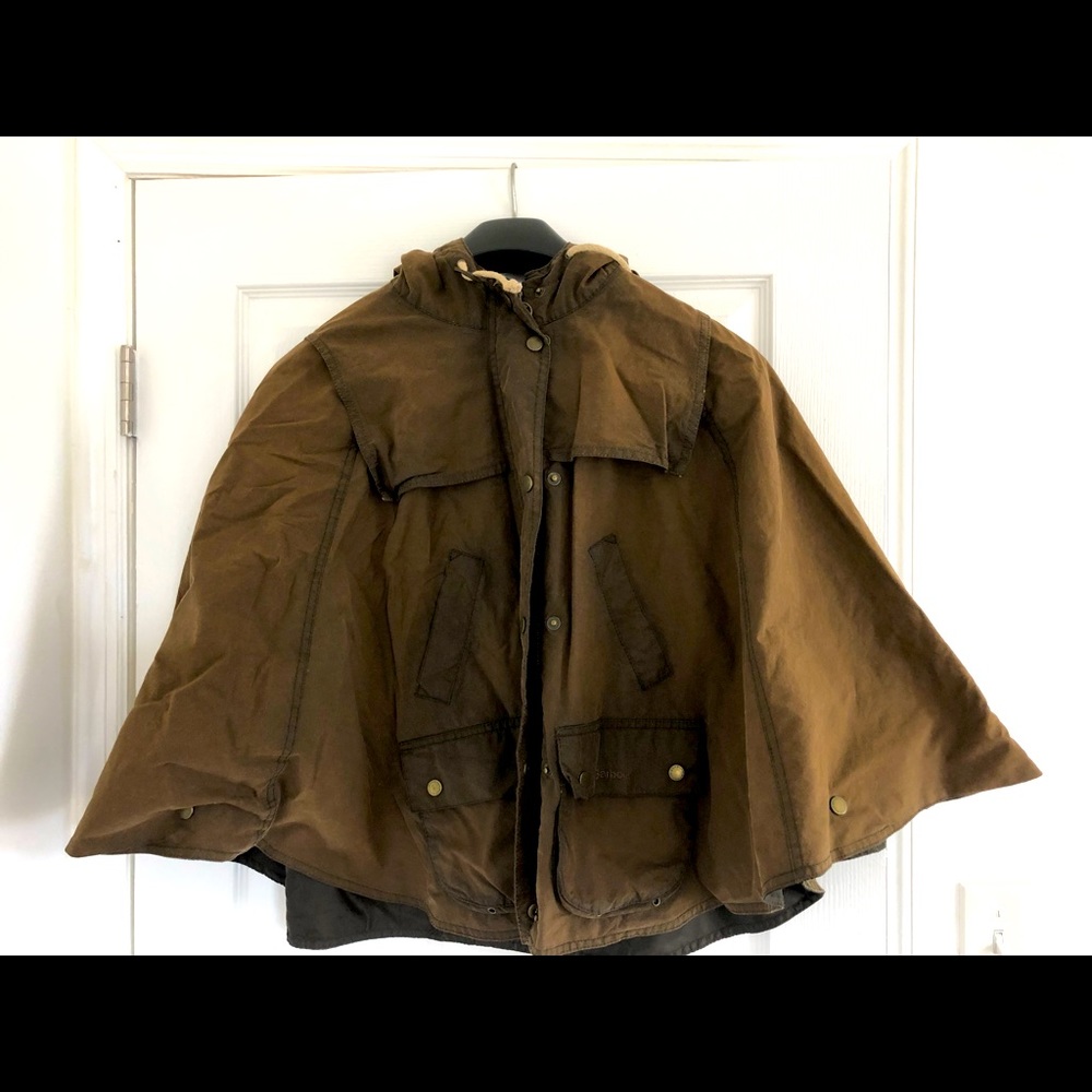 Barbour waxed poncho